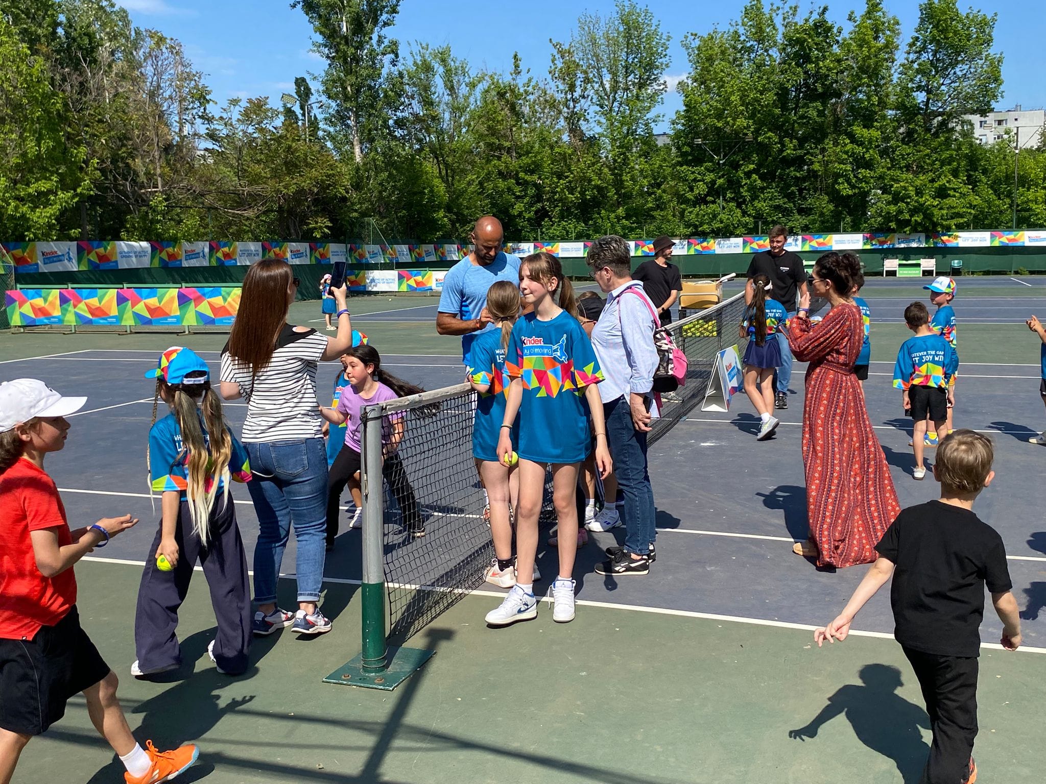 Marius Copil a fost prezent la Kids Day din cadrul Dr. Oetker Junior Trophy